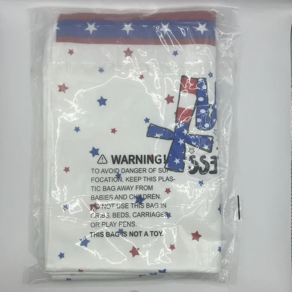N/A patriotic dishcloth